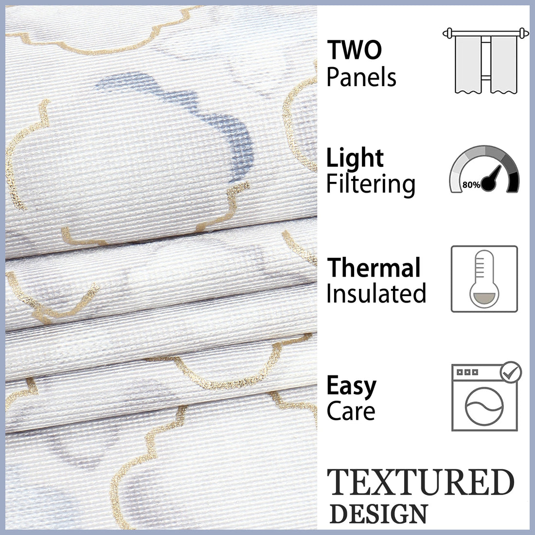 Marvel Foil Print Mix 'n' Match  Curtains - pack of 3