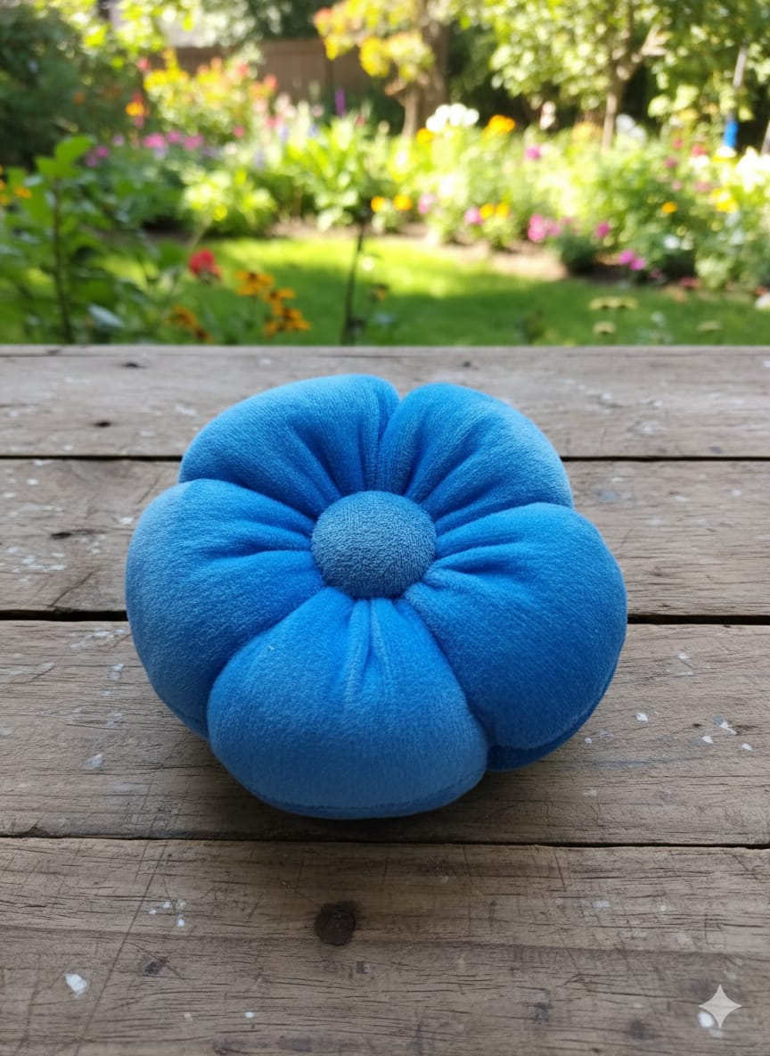 Elegant Flower Curtain Tiebacks (Pack of 2)| Hand-Tied Plush Fabric